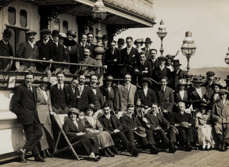 Group photograph on the Pier pre-WWI