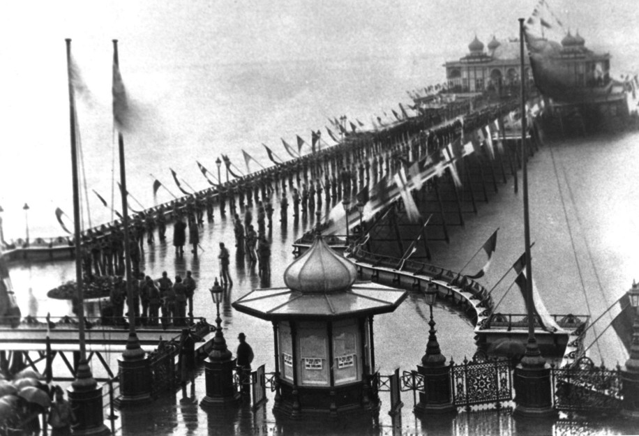 The opening of the pier | Image reproduced with permission of Hastings Museum and Art Gallery
