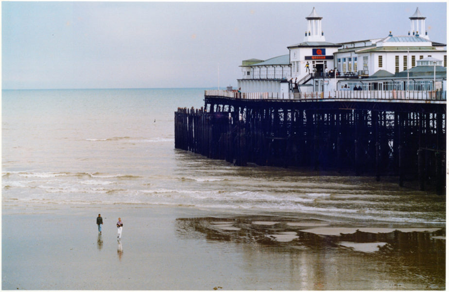 By the date of this photograph the yearly inspections of the Pier’s substructure had been discontinued by the new owners for ten years. 