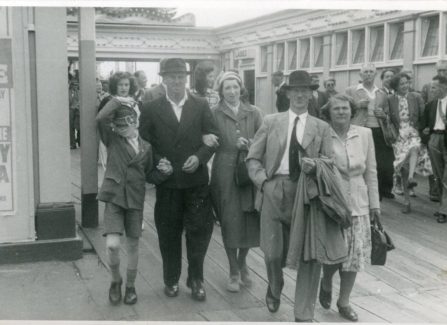 Jean Spears’ parents on the Pier, c.1950