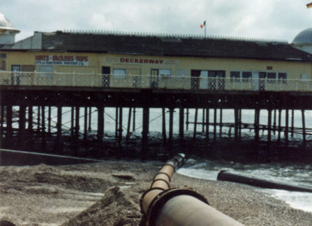 Dredging by the Pier